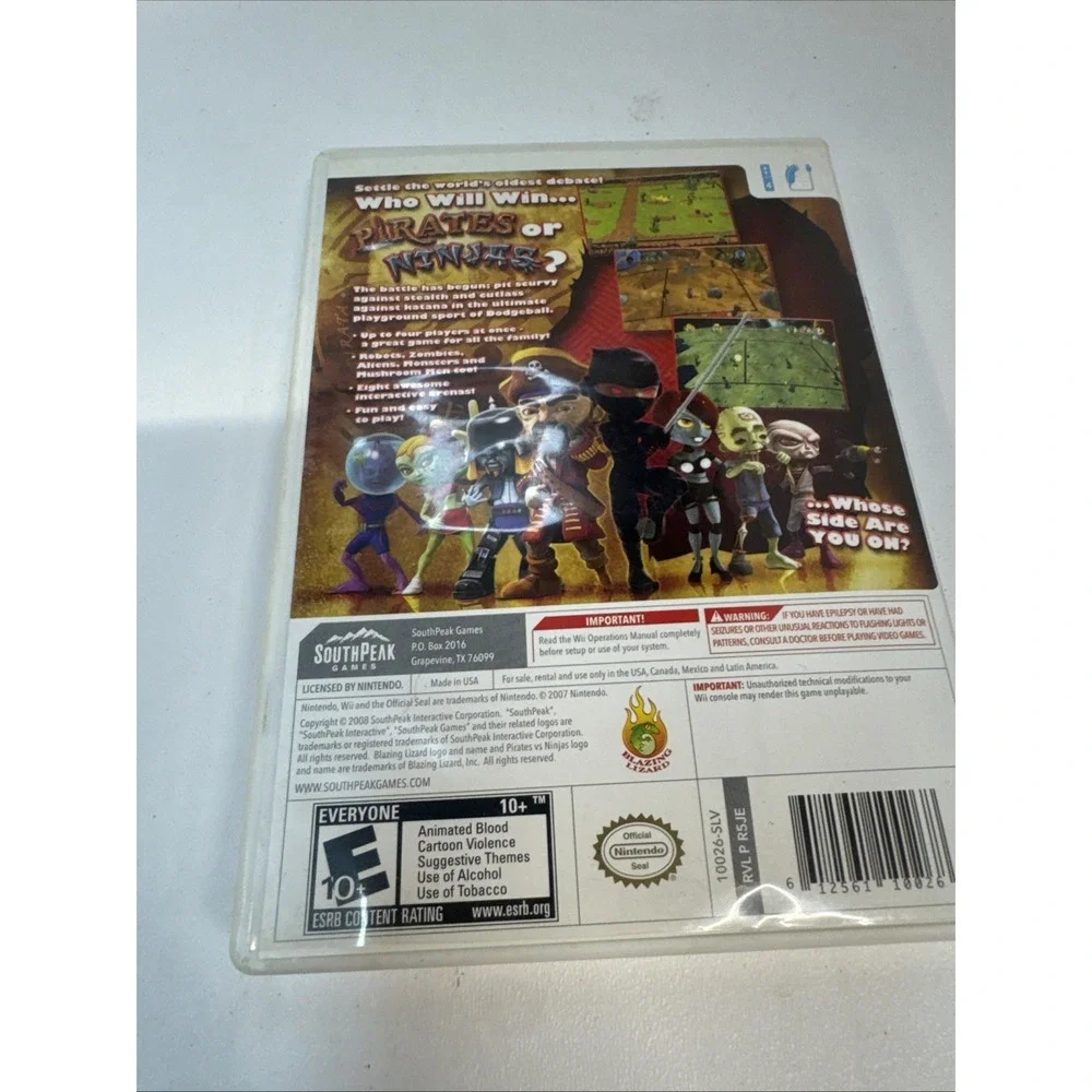 Pirates Vs Ninja Dodgeball - Nintendo Wii CIB 6